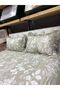 Ruffled Dila Printed Stone Wash Micro Soft Double Bedspread - 4
