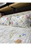 Ruffled Feeling Printed Stone Wash Micro Soft Double Bedspread - 4