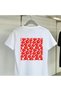Unisex Comfortable Fit Square Lipstick Full Figure Back and Chest Printed T-Shirt