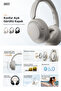 H3S 6.0 Bluetooth Kulaklık Anc Hi-res Ldac Çift Sürücülü Kulaklık 7 Mics. Yapay Zeka 102 Saat Dinle - 2