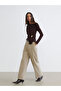 Esvab • Modern & Distinctive Wide-Leg Women's Trousers with Belted Waist