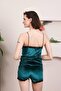Petrol Green Velvet Suit - 3