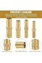 20pcs 20Pcs Brass Hose Connector, Universal Barb Adapter for Air/Water/Fuel/YouTube Cable - Leak Pro - 4