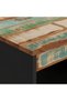 Coffee table, 55x50x40 cm, solid reclaimed wood - 5