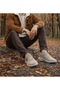 Castle 42151 Men's Gray Genuine Leather Rubber Lacing Detail Daily Casual Shoes - 5