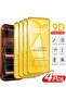 واقي شاشة زجاجي مقوى عالي الوضوح 9D لهاتف iPhone 17 Pro Max، 4 قطع، عالي الدقة