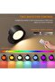 2 pieces 9 Colors 360° Rotation Wall Lamp Mounted Night Lights RGB LED Up Down Remote Rechargeable W - 8
