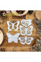Original Lovely 5 Styles Beautiful Butterflies Metal Cutting Dies Scrapbooking Decorative Embossing - 3