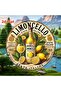 Round 20X20CM 2D Flat, 1pc Italian Limoncello Metal Wall Art Sign - Vintage 2D Flat Aluminum Plaque - 8