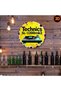 Round 20X20CM 2D Flat, Vintage Technics SL-1200mk2 Metal Wall Art Sign - Retro Aluminum Circular Pla - 3