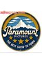 20x20 2D Flat, 1pc Vintage Paramount Pictures Round Aluminum Sign - 20.32 cm Retro Metal Wall Art wi
