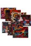 20x25cm MULTI Indian Fabric,7 PCS Ethnic Linen Fabric,50 x 40cm/ 20 x 16 Inches Vintage Fat Quarters - 7