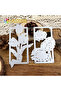 Original Beautiful Flowers and Leaves Tulips Monstera Deliciosa Square Fram Metal Cutting Dies Sc... - 6