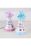 MULTI 12 Pcs Macaron Color Fringe Party Hats - Disposable Paper Cone Birthday Hats with Tassels for - 5