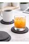4pcs Slate Coasters Blank, 4 Inch Round Black Stone Coasters for DIY Laser Engraving, Beginner Cr... - 8