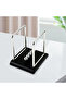 M Cradle Pendulum Balance Steel Balls Physics Learning with Wooden Stand Pendulum Balls Accessories. - 4
