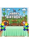 100X150cm MULTI Pixel style game Happy Birthday banner, game themed party background, birthday party - 4