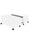 Coffee table, white, 75x75x38 cm, chipboard - 2