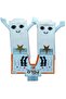 3 Pairs of Magnetized Hand-Holding Look-Alike Cheerful Combed Cotton College Boy Socks White - Pink - 5