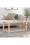 Coffee table, 110x55x45 cm, solid pine wood