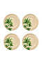PALM Hazeran Palmiye 12 Cm Porcelain Plate Set of 4 - 3