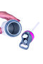 Printed Metal Water Bottle with Straw 650ml - 2