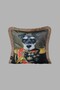 Cushion Cover 45X45 cm Babyface Fabric Double Sided Tassel Digital Printing - 5