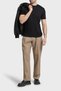 Silk Blend Regular Fit Logo Crew Neck T-Shirt Men's t Shirt Em004586 Af1372 - 2