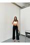 New Season Woven Fabric Pants with Elastic Back and Tube-Style Cuffs - 2