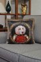 Cushion Cover 45X45 cm Babyface Fabric Double Sided Tassel Digital Printing