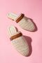 Armor Knitted Knitwear Tan Belt Detailed Slippers - 3