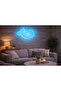 مصباح حائط LED على شكل حوت 32x16x5 سم - 2