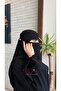 نقاب وسط مايل مبطن حرير - 2