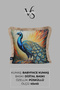 Cushion Cover 45X45 cm Babyface Fabric Double Sided Light Beige Tasseled Digital Printing - 2