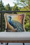Cushion Cover 45X45 cm Babyface Fabric Double Sided Light Beige Tasseled Digital Printing