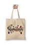 Ramadan Feast White Cloth Bag Long Handle Shopping Bag Beach Bag
