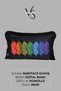 Throw Pillow Cover 35X50 cm Babyface Fabric Double Sided Black Tassel Digital Printing - 2