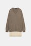 Allbucks Zr Lace Dress Detailled Wool Blend Knitwear Sweater Abzra3738 - 6