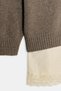 Allbucks Zr Lace Dress Detailled Wool Blend Knitwear Sweater Abzra3738 - 8