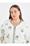 Plus Co-Ords Shirt with Floral Print and Wide Leg Pants - 3