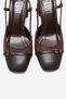 Desia Brown Suede Women's Thick Heeled Shoes - 2