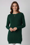 Patterned Tunic N3174 Emerald Green
