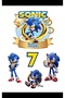 Doğum günü Pasta Süsü Sonic - 2