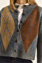 Women's Anthracite Bakalava Patterned Shawl Cardigan with Buttons 20264002 - 7