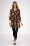 Battal Tunic, Viscose Tunic, Patterned Viscose Tunic - 3