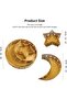 Moon Star Ramadan Tray, 3 Pcs Ramadan Decor Trays - 2