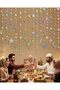 Ramadan Eid Mubarak Decorations Iridescent Star Moon Circle Dot Garland Kit - 5