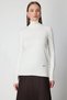 Women's Ecru Turtleneck Sweater 63503 - 2
