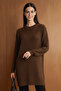 Patterned Tunic N3185 Brown - 2