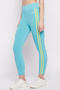 High-Rise Active Tights in Sky Blue with Back Pocket - 3